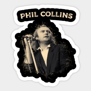 phil collins Sticker